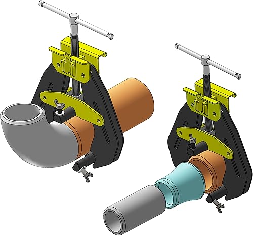 Miniatura 6 de Abrazadera de alineación de tubos, con tornillos de acción rápida, CPA120, Strong Hand Tools