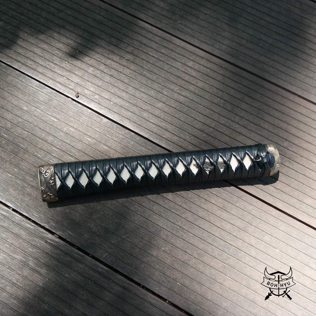 Sword Handle Tsuka 10.2in Or Special Specifications Alloy/Copper/Iron Fittings and Imitation or Real Samegawa