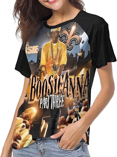 Amazon.com: Bu5wola Boo-sie Ba-dazz - Camiseta de manga corta para mujer,  de béisbol de manga corta, camiseta deportiva, interesante : Ropa, Zapatos  y Joyería