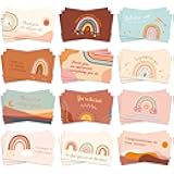 Yeaqee 240 Pcs Employee Appreciation Kudos Cards Funny Blank Back Motivational Card Encouragement Thank You Note Recognition Card for Teacher College Affirmation Gift(Bohemia)