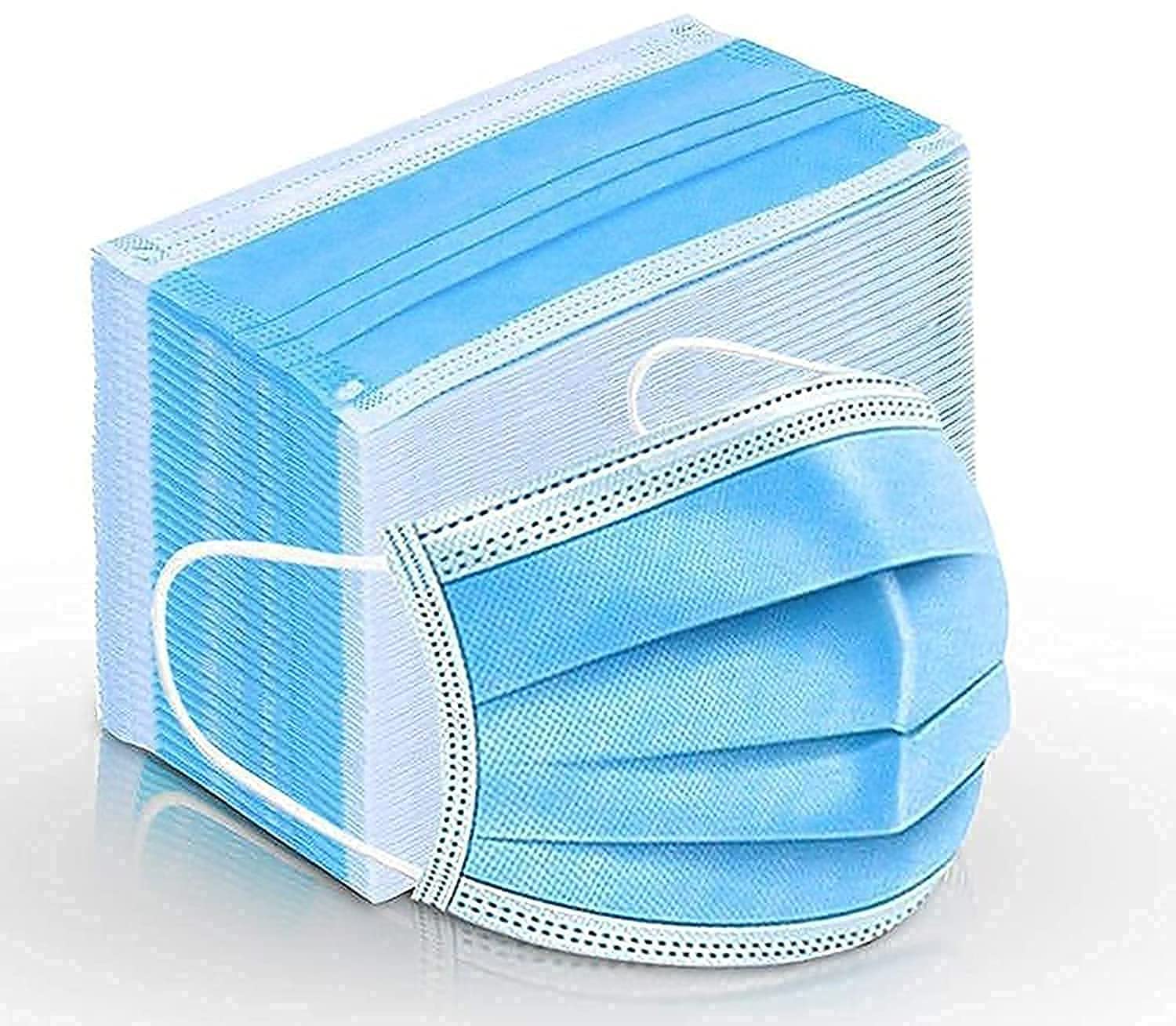 Sponsored Ad - Ultra Light Weight Surgical Face Mask -Pack 300| Without Valve, Blue