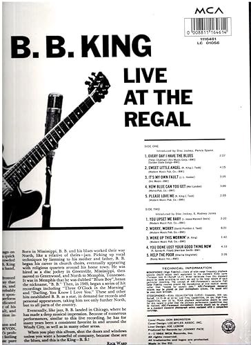 Miniatura 3 de Live At The Regal