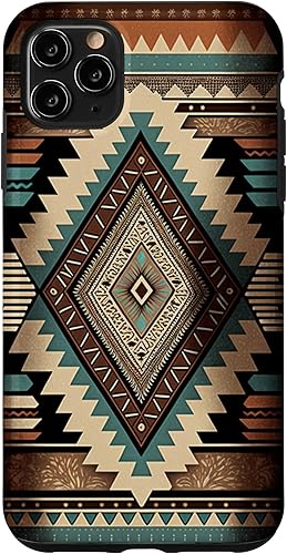 Funda para iPhone 11 Pro Max Western Boho Aztec Pattern