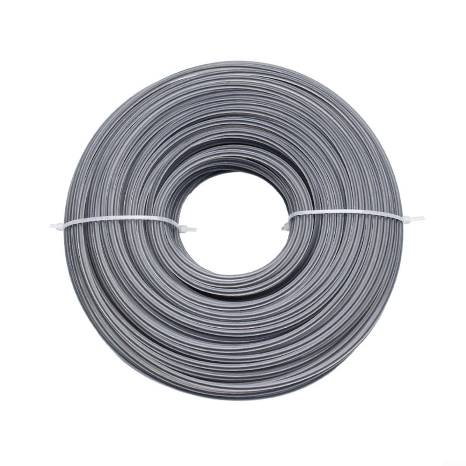 Filo di acciaio rinforzato di alta qualità per decespugliatore in nylon resistente, per tosaerba, per fitte spazzole e attività paesaggistiche (D)