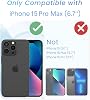 Funda dorada para iPhone 15 Pro Max, azul, con protector de pantalla y soporte metálico, estampado de corazones, TPU suave y delgada con protección total de cámara 3