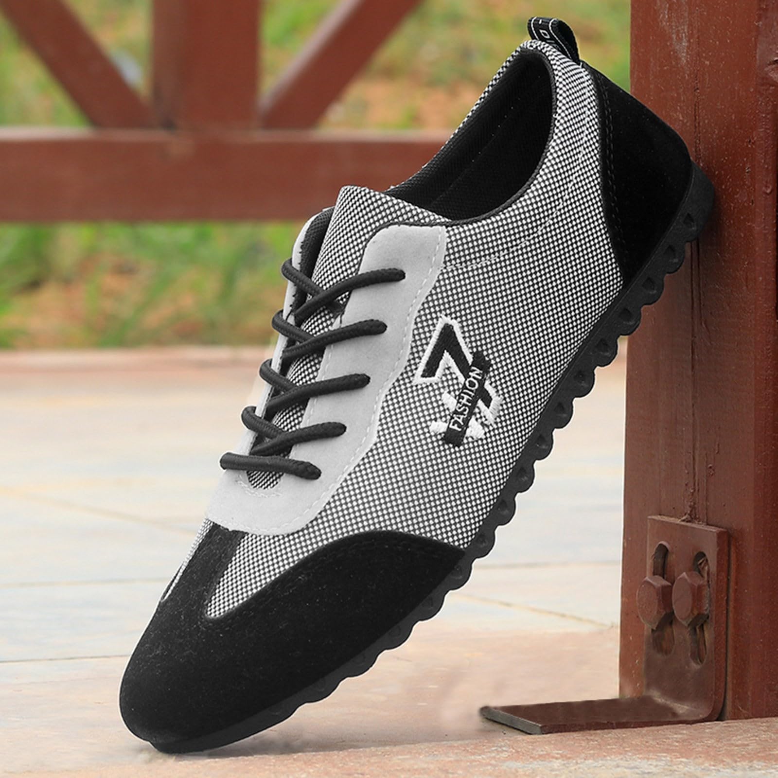 Męskie buty rekreacyjne, wsuwane, modne, na wszystkie pory roku, płaska, antypoślizgowa podeszwa, sznurowane, oddychające, wygodne, sportowe buty męskie