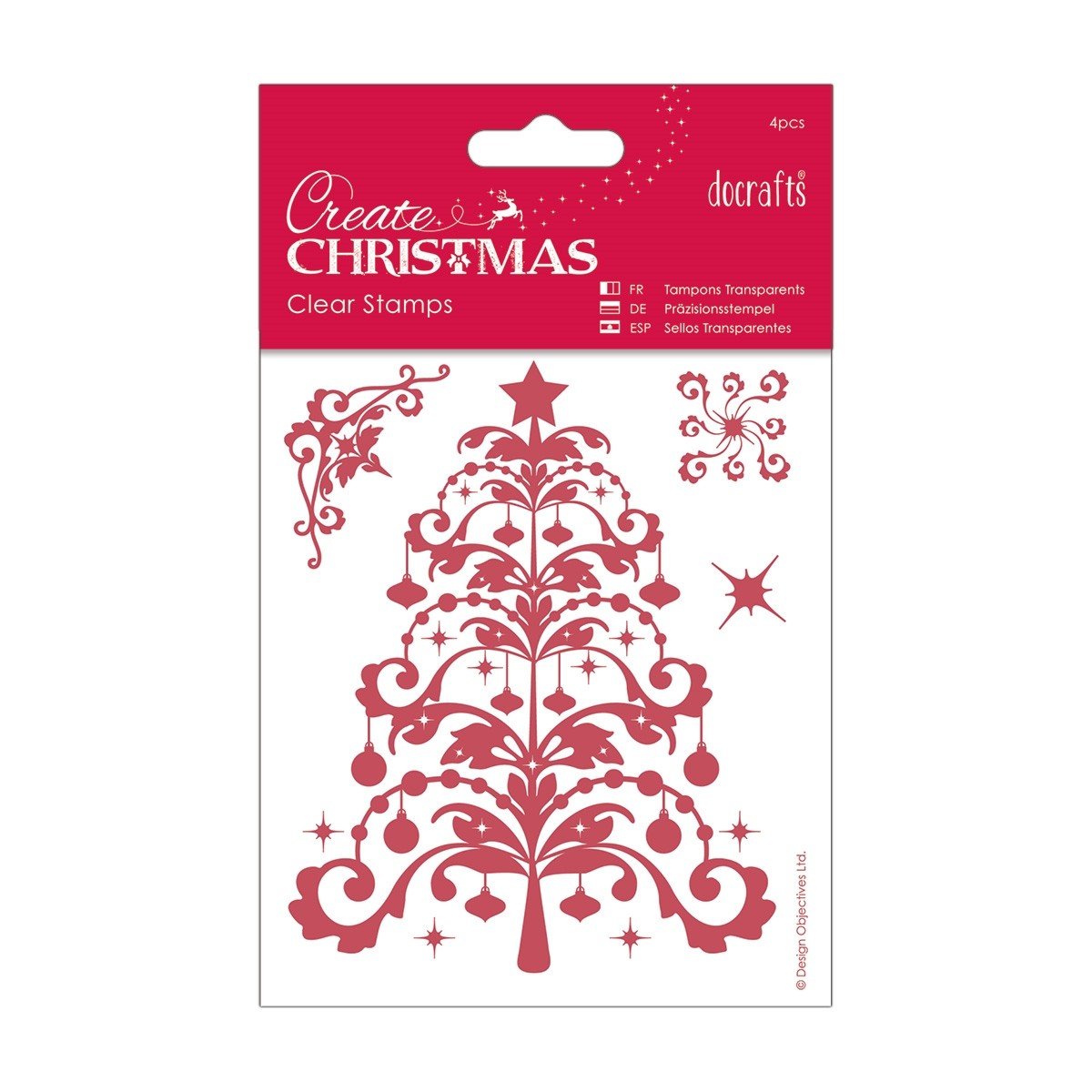 Create Christmas PMA 907943 Stamp N/Navy 106 x 127 mm