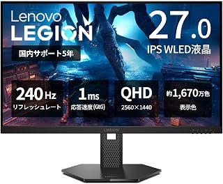 Lenovo ゲーミングモニター Legion 27Q-15 27…