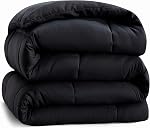 Twin Goose Down Alternative Microfiber Quilted Solid Comforter/Duvet Insert - Ultra Soft Hypoallergenic Bedding - Medium Warmth for All Seasons Twin Comforter -Navy