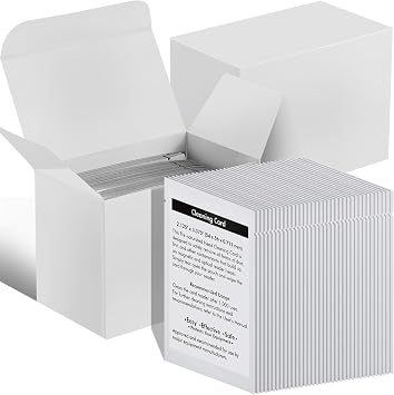 Sliner 100 Pcs Card Reader Cleaning Cards, CR80 Dual Sided for POS