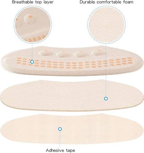 Miniatura 4 de Insertos de cojín trasero del talón, beige (2pcs-beige+2pcs-beige+2pcs-beige)