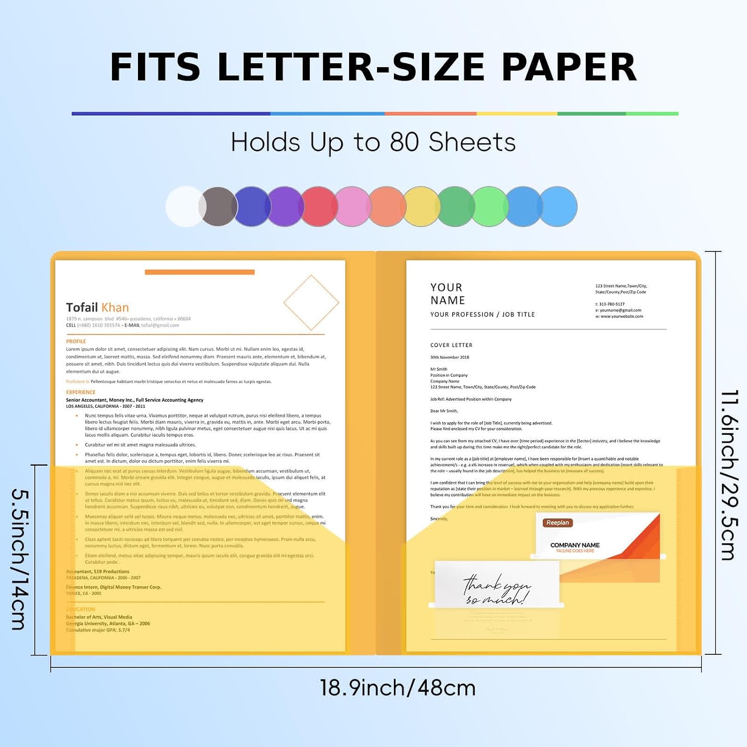 36 Pack Plastic Folders with 2 Pockets, Letter Size, 12 Colors image 4