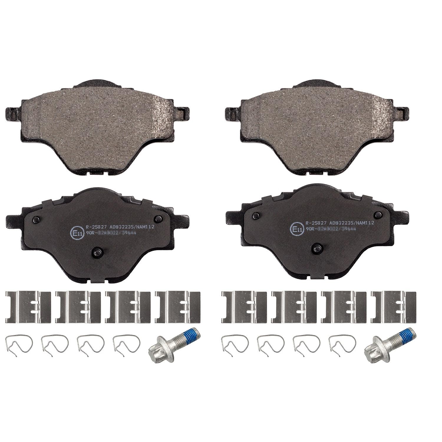 Blue Print ADP154252 Bremsbelagsatz mit Anbaumaterial, 1 Stück | Kompatibel mit: CITROËN C4 GRAND PICASSO II, C4 PICASSO II, C4 PICASSO II Van, C4 SPACETOURER, C4 SPACETOURER Van