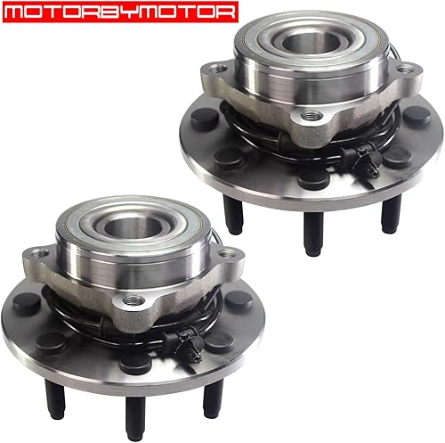 Miniatura 10 de 515101 Cojinete de rueda delantera y conjunto de cubo 4WD con ABS 8 lengüetas para Dodge Ram 1500 2500 3500 2006-2008 Conjunto de cubo de rueda 4x4