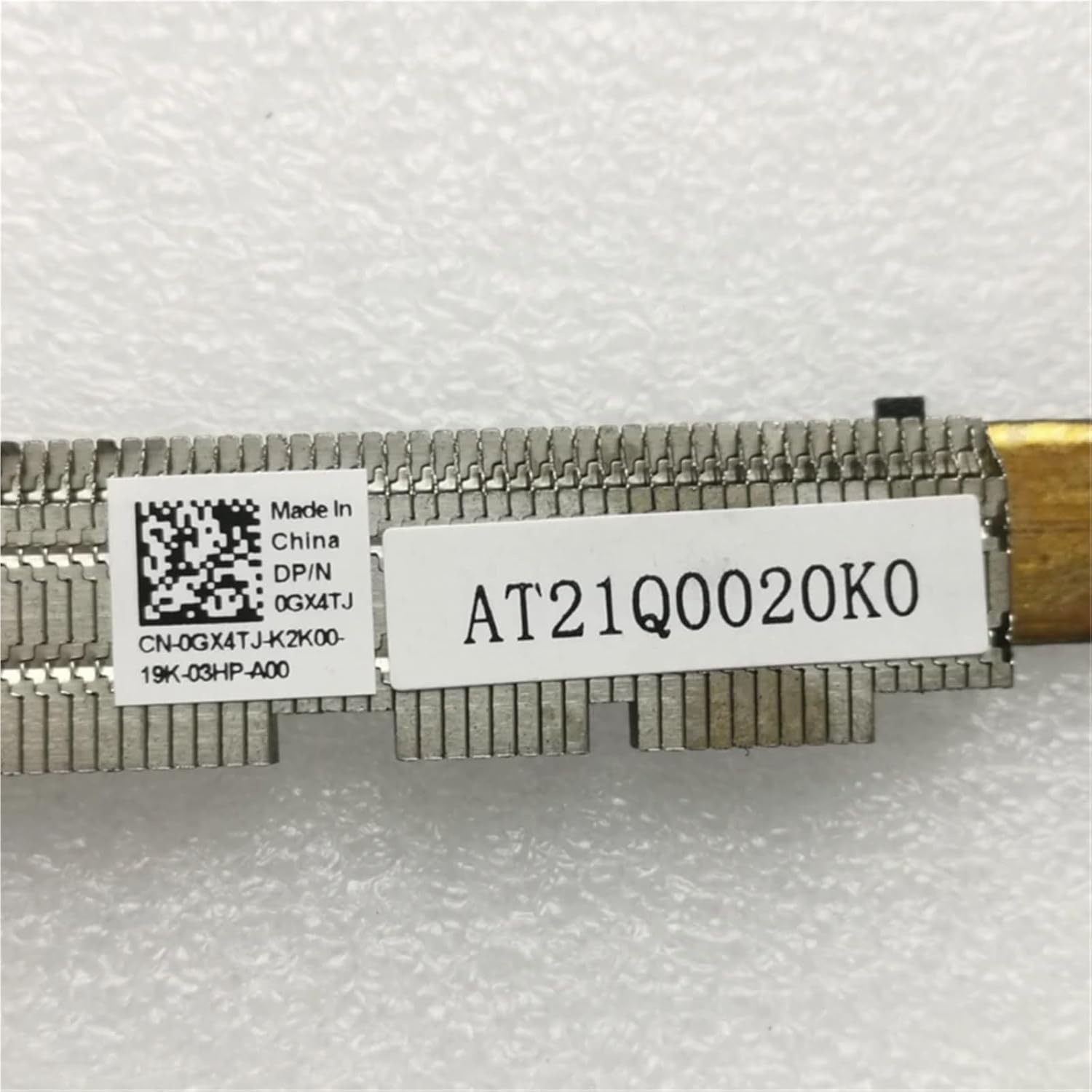 0GX4TJ for 15 5570 5593 Laptop Heatsink Radiator Copper Tube CN-0GX4TJ GX4TJ