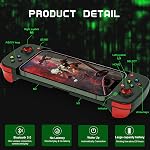 Joso Wireless Game Controller for iOS, Android, PC, Bluetooth Gamepad Joysticks for iPhone13/12/11/X, iPad mini/Air/Pro, Mac, MacBook, Tablets, Samsung Galaxy, Steam, COD Mobile, Apex - Direct Play