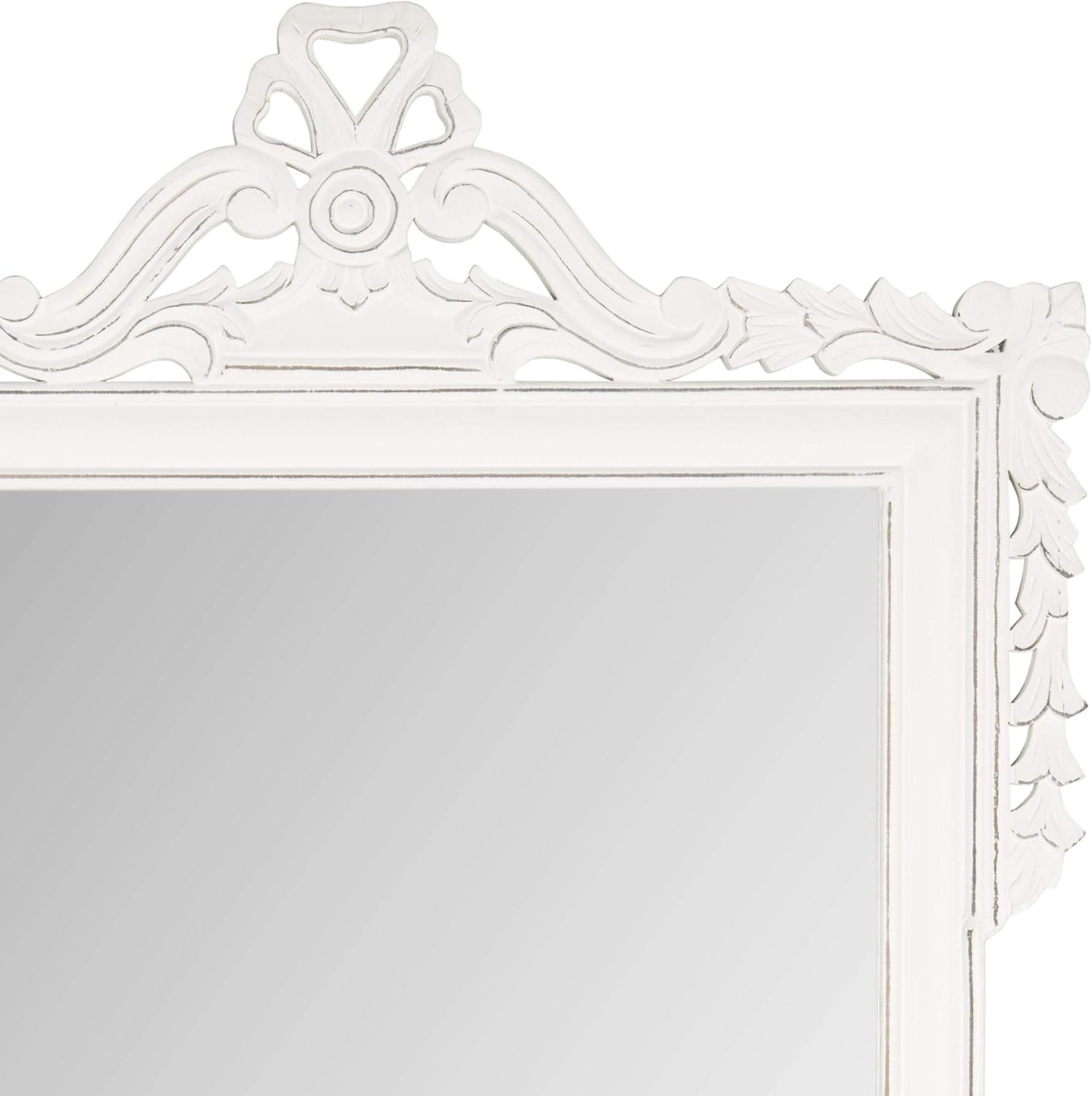 Safavieh Home Collection Pedimint Mirror, White