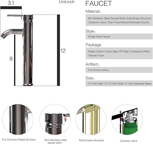 Miniatura 5 de Puluomis Tocador de baño de 28 pulgadas, moderno armario de madera montado en la pared con espejo, accesorio de madera negra, parte superior de