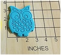 Vista 3 de Wise Owl Bird Shape Cookie Cutter and Stamp #1009
