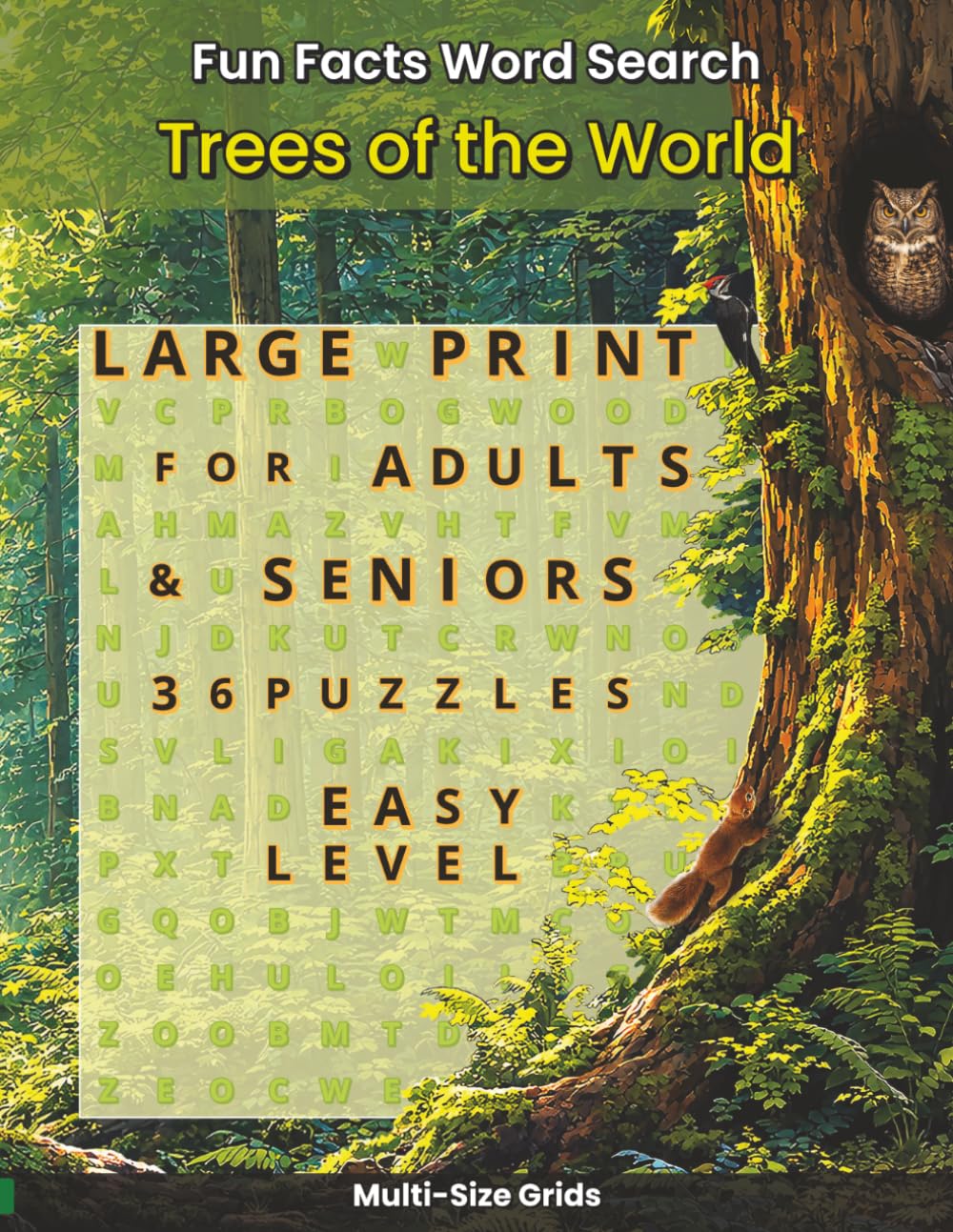 Fun Facts Word Search: Trees of the World: 36 Word Search Puzzles Featuring Global Tree Species, Forest Life, Leaves, Roots, Seeds and Woodland ... Facts Word Search: Wildlife & Nature Series)