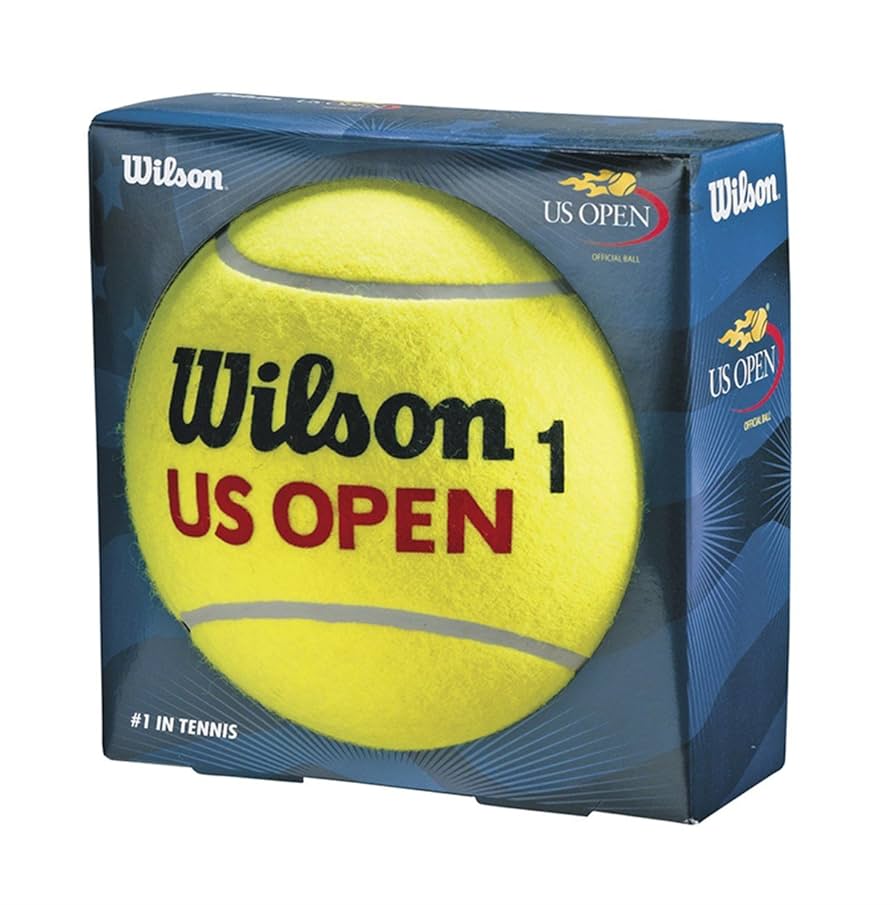 Wilson Tennis Ball, US Open 9 Jumbo, Yellow, 22 cm, Oversize