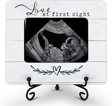Hangwoous Sonogram Ultrasound Photo Frame, Pregnancy Reveal Gift