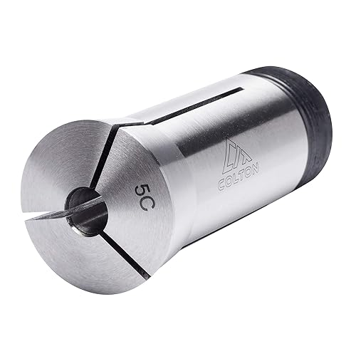 Miniatura 5 de Juego de 8 pinzas redondas de precisión 5C, precisión de 0.0005 pulgadas