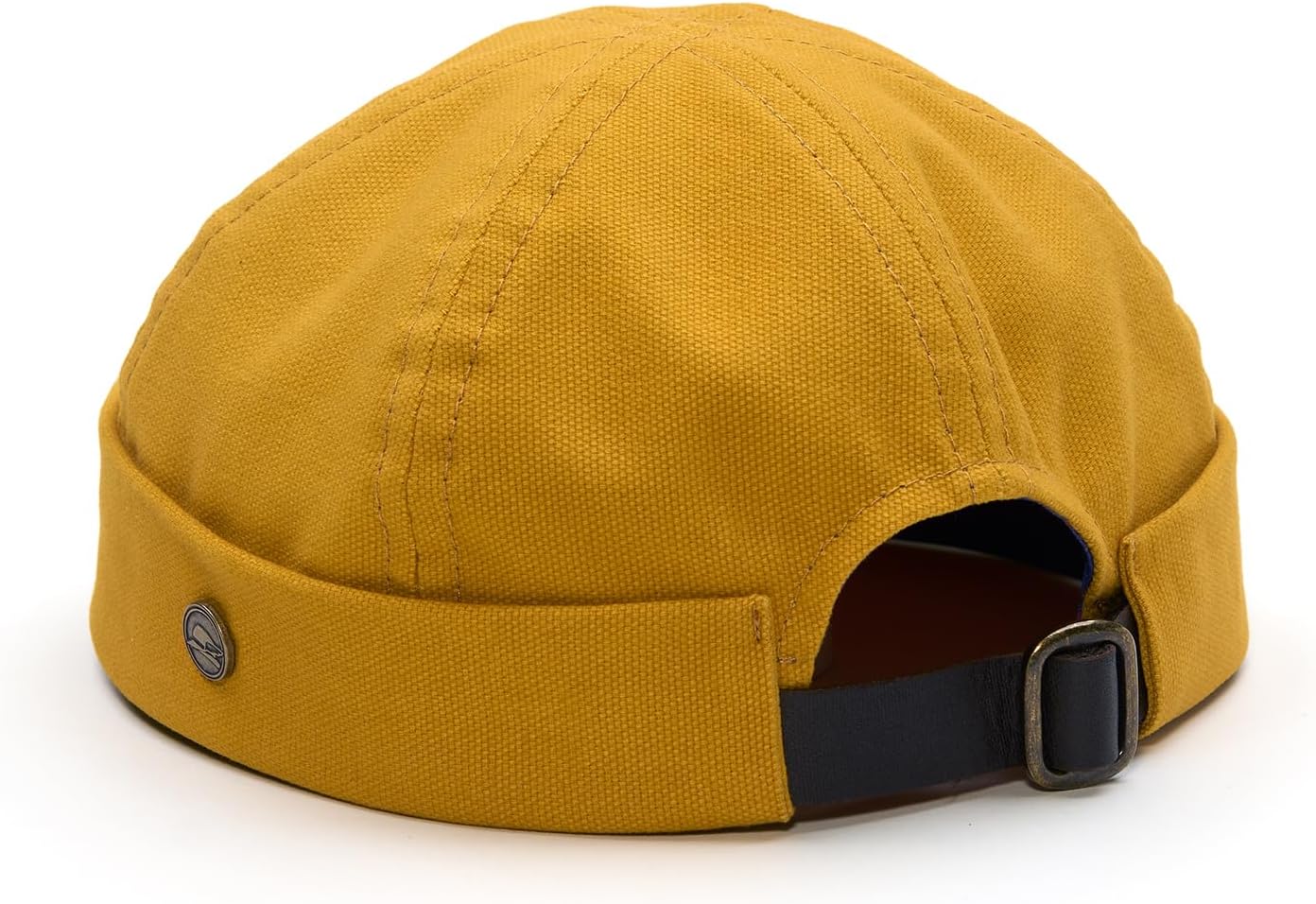 Sterkowski Model Docker | 100% Cotton in Panama Weave Beanie for Men and Women | Breathable Cap with Adjustable Leather Strap
