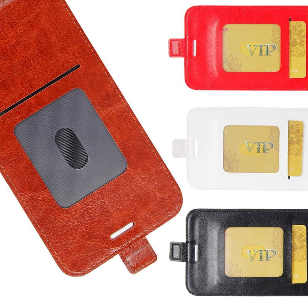 BRAND SET Cover Honor 8X – Custodia Libro In Pelle PU Con Porta Carte E Chiusura Magnetica – Robusta E Ultrasottile (Rosso)
