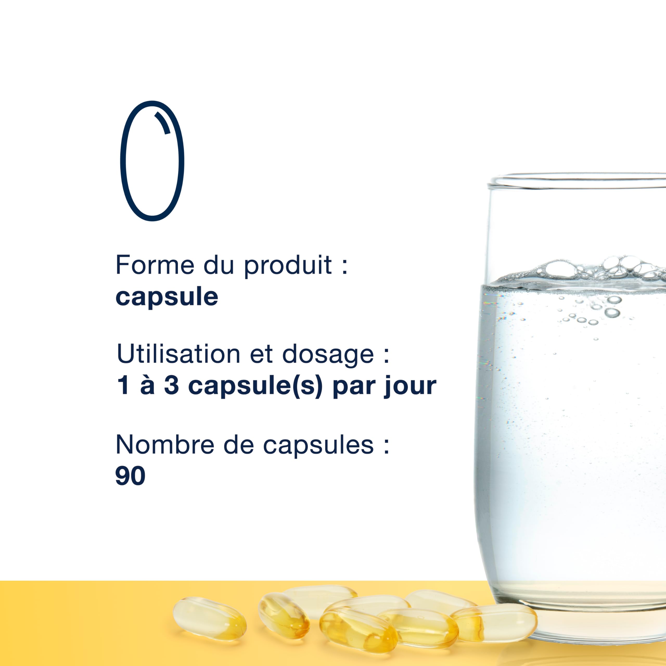 Metagenics OmegaGenics Capital Quotidien, Oméga 3 EPA DHA, 90 Gélules | Les oméga-3 EPA et DHA contribuent à une fonction cardiaque normale. Le DHA contribue au fonctionnement normal du cerveau.