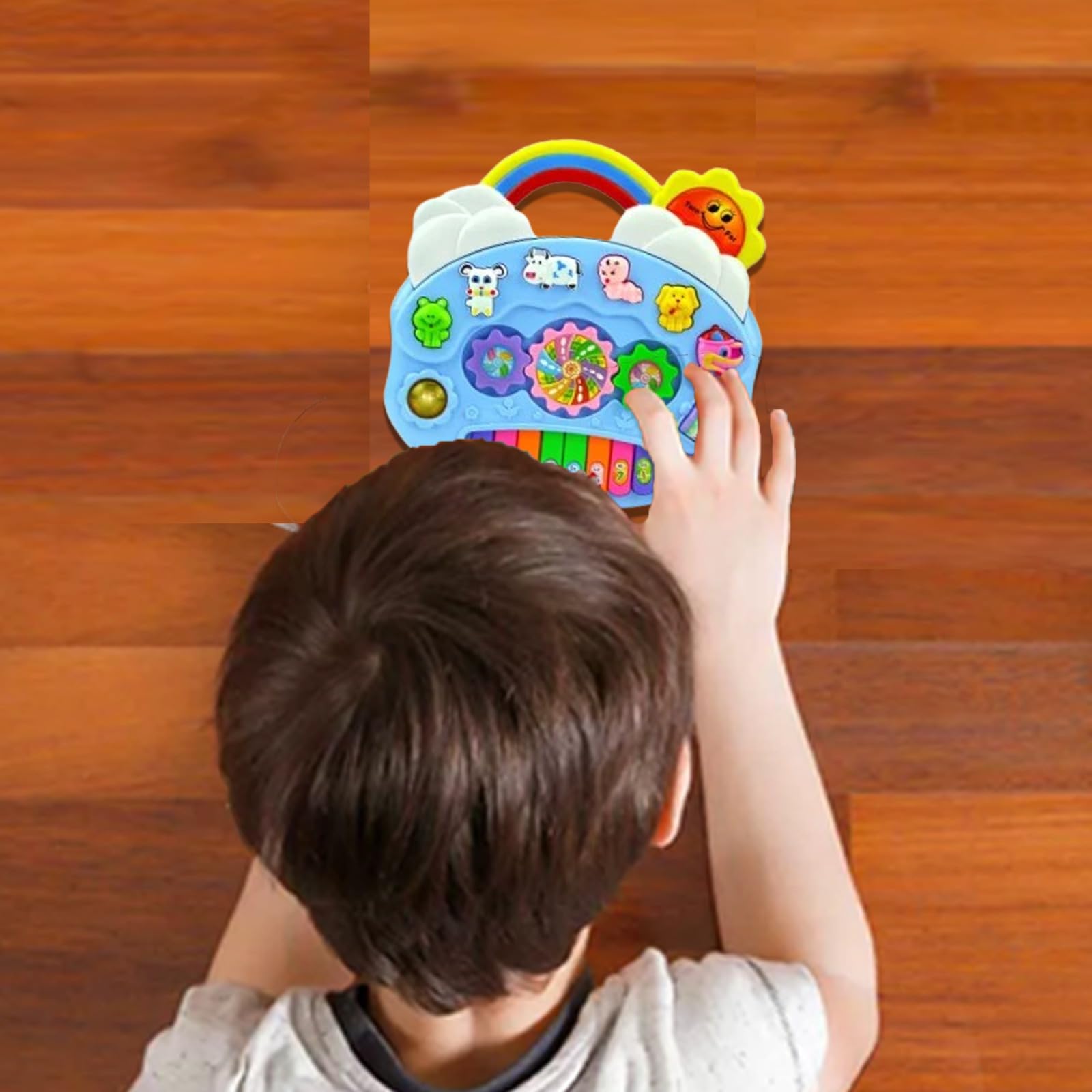 SDMAX Rainbow Piano for Kids Baby Musical Toy, Sounds And Lights, Eye-Catching Design, Learning Toys for Kids Ideal Toy For Toddlers - Image 4