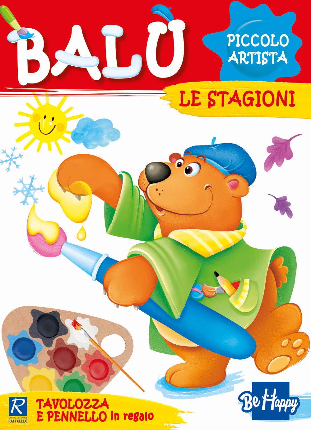 Le Stagioni. Balù Piccolo Artista. Ediz. A Colori. Con Tavolozza E Pennello - 4