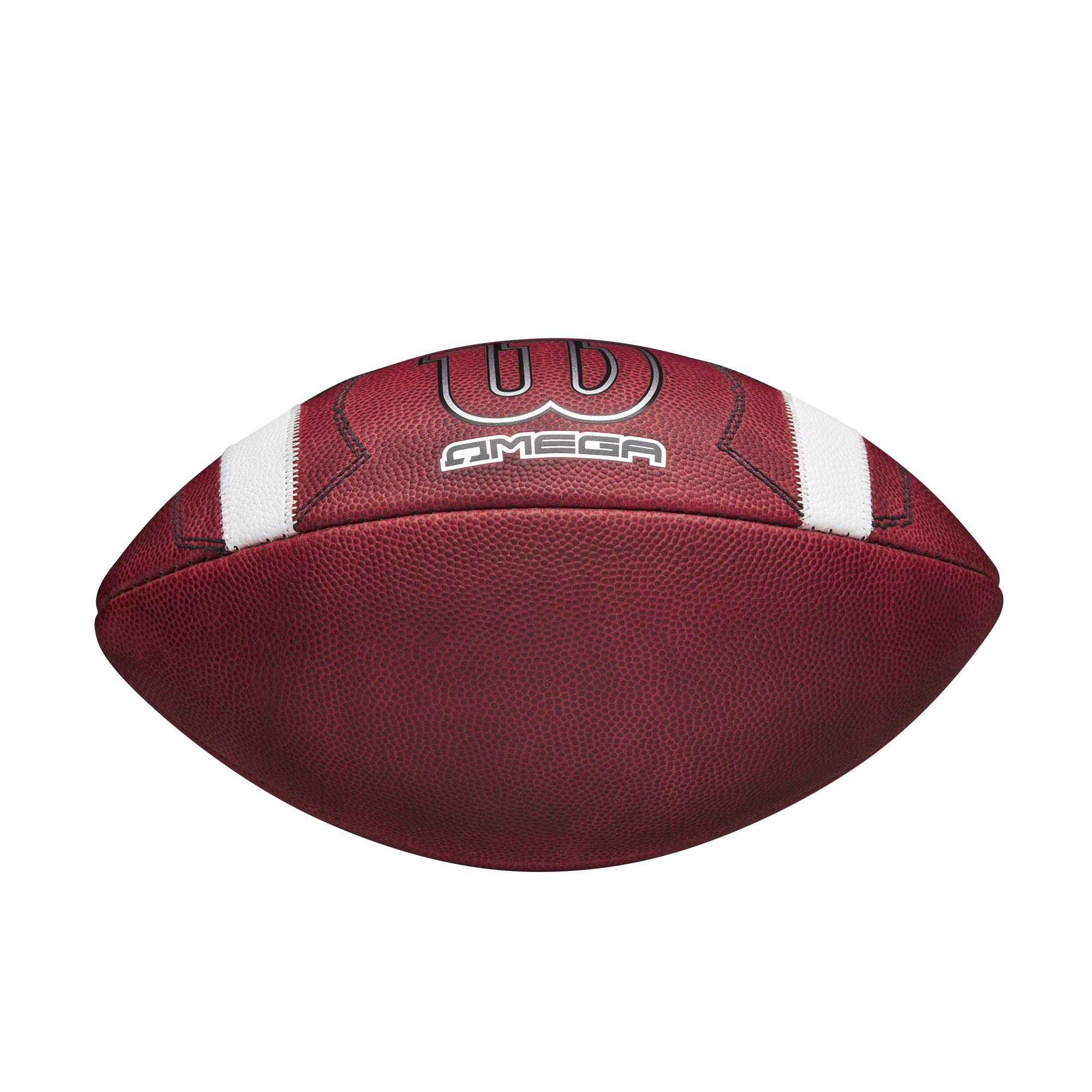 WILSON Omega - Balón de fútbol universitario oficial, tamaño oficial, color marrón