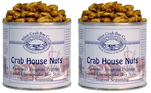 Blue Crab Bay Co. Crab House Nuts - Lata de 12 onzas (paquete de 2)