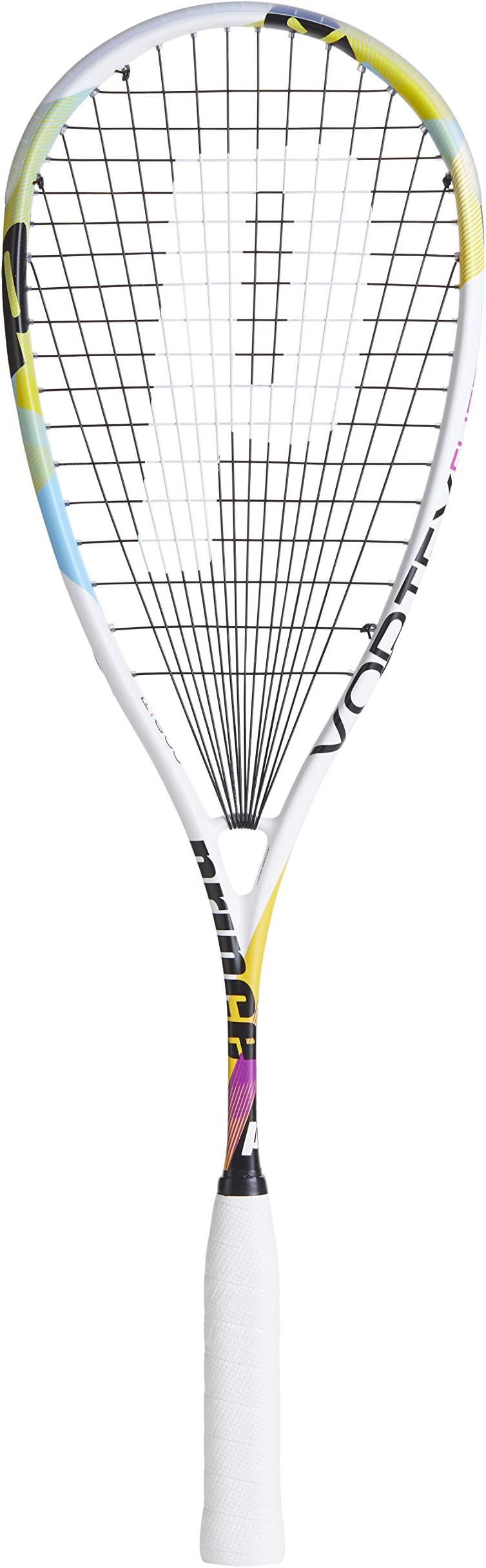 Prince Vortex Elite 600 Squash Racket (Various Options) (1 Racket + 3 Pro Squash Balls)