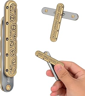 SRTODTG Metal Fidget Toys - EDC Fidget Slider Fidget Toy Adult Stress Relief Metal Push Pull Rotation ADHD Recreational Fi...