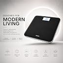 CROWN ELITE Digital Weight Machine For Body Weight Weighing Machine Leather Look Fiber Body Digital Human Weighing Scale With Large Lcd Display (black),180 kg gallery image