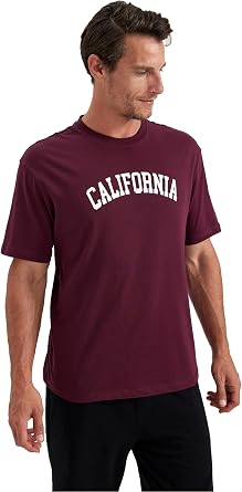DeFacto Men's B0656ax T-Shirt Pack of 1