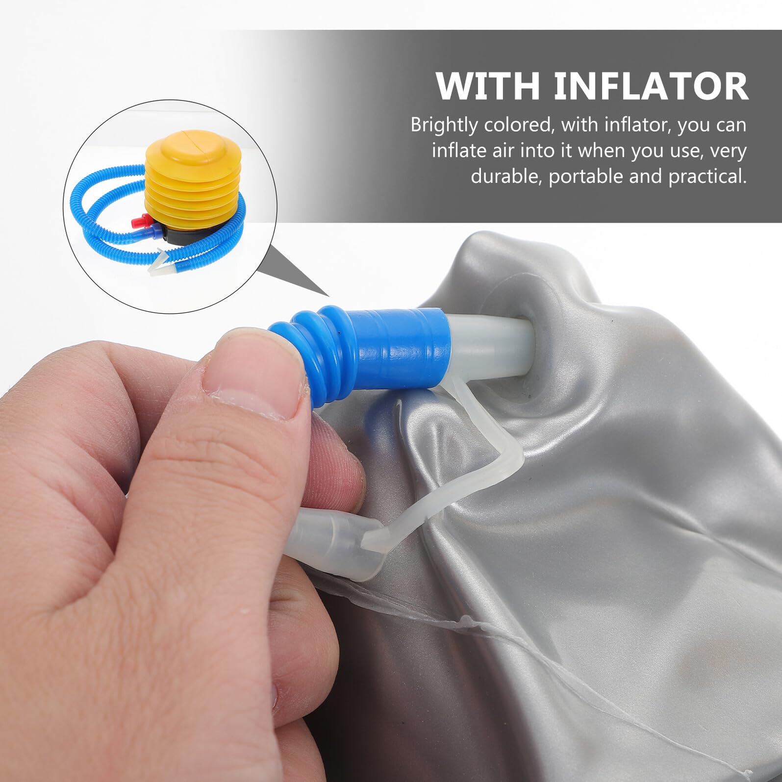 Cabilock Pelota De Ejercicio Inflable De Yoga En Forma De Maní, PVC Grueso Antideslizante, con Bomba y Tapón, Equipo Deportivo para Fitness, Pilates y Terapia En Casa