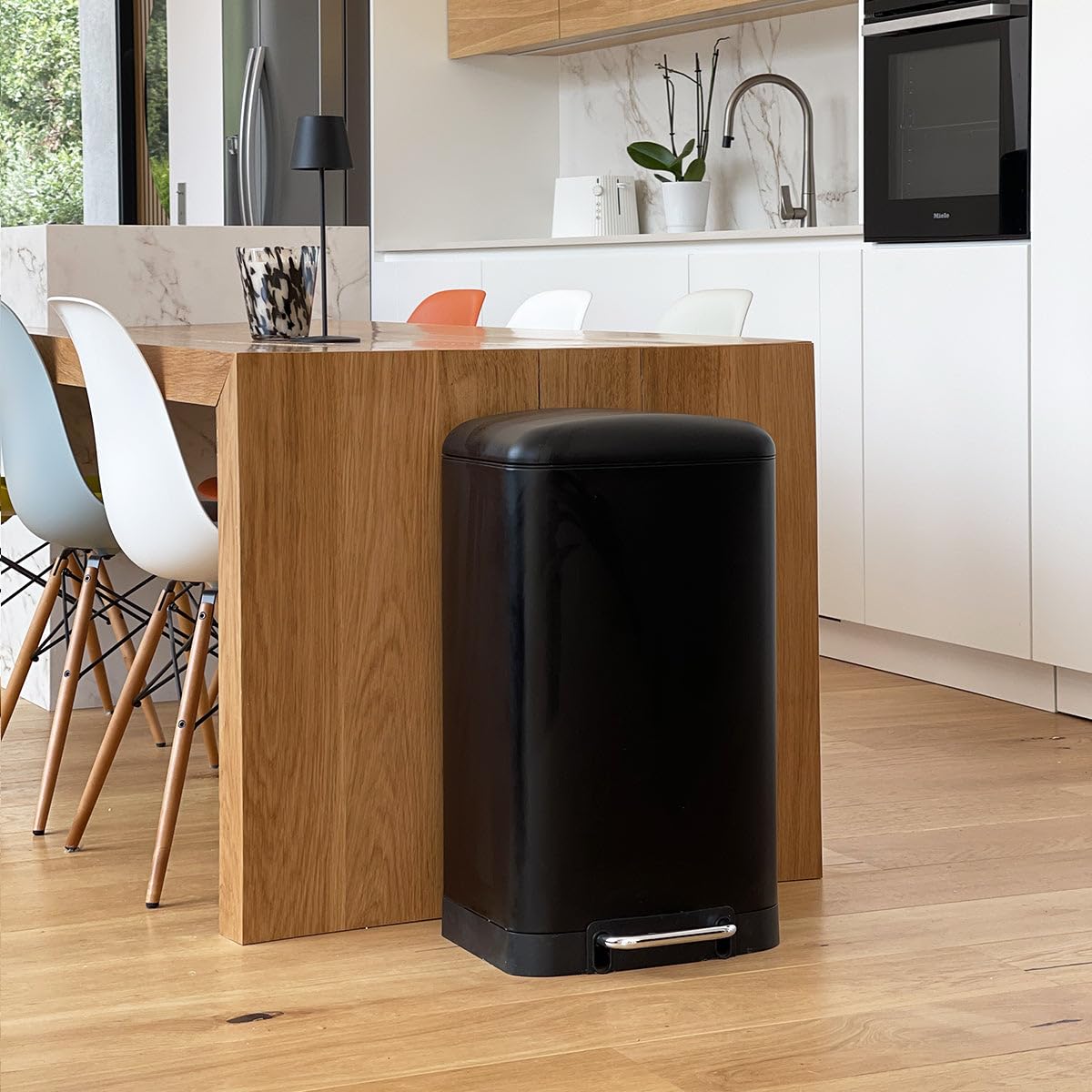 TA Design Prullenbak voor de keuken, 3-in-1 afvalemmer, 24 liter TA Design Prullenbak voor de keuken, 3-in-1 afvalemmer, 24 liter