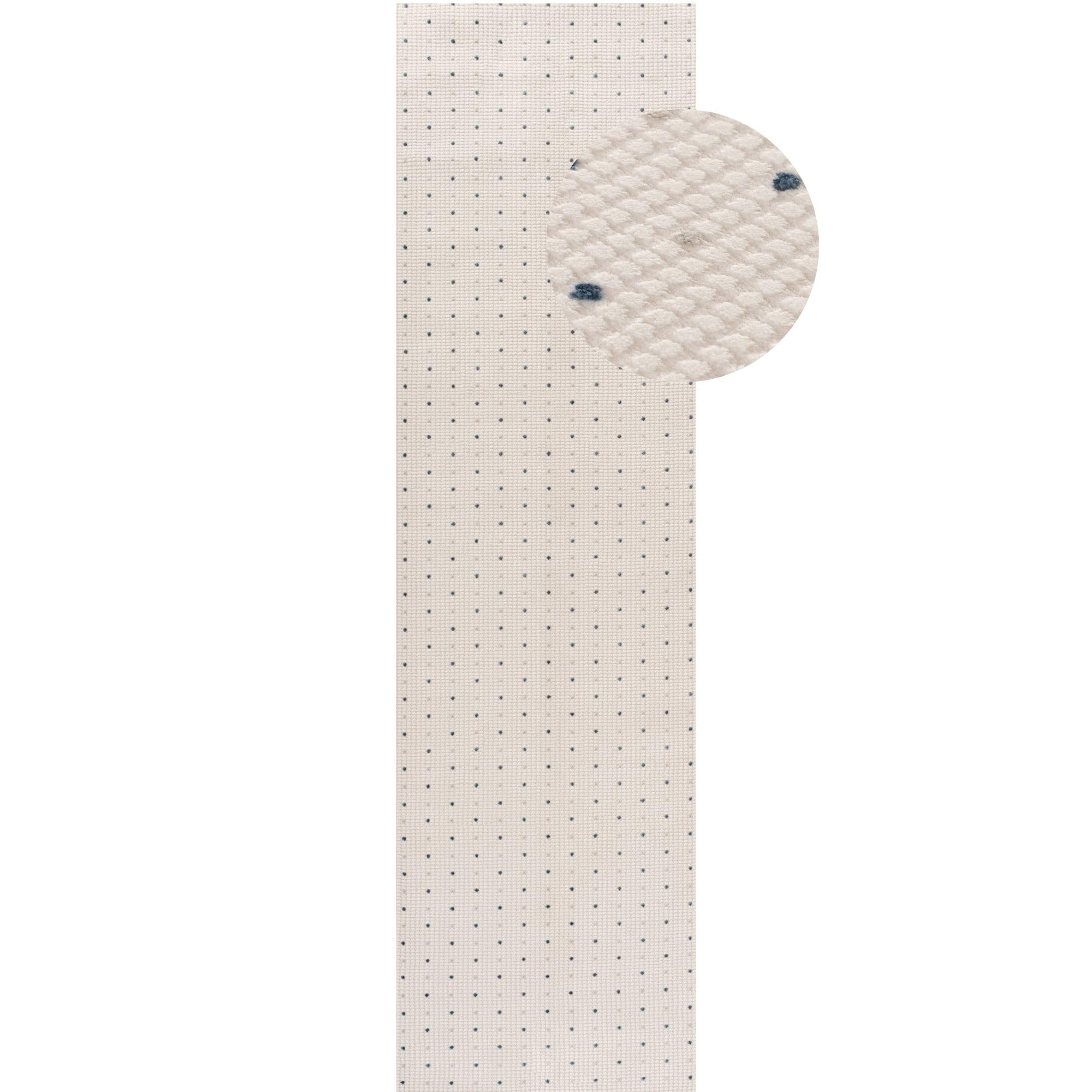 The Rugs Cream/Blue Carmel - Dots Rug | 6080
