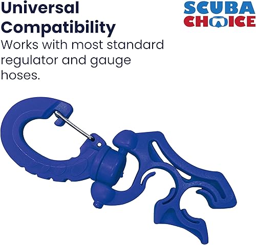 Miniatura 4 de Soporte de manguera doble para buceo con clip