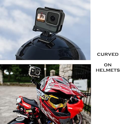 Miniatura 5 de Suptig Adhesivo para casco GoPro Hero 12111098765432Hero Session GoPro Max, Akaso, DJI osmo Más cámaras de acción