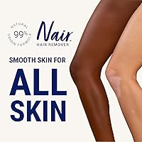 Vista 5 de Nair Tiras de cera para depilación sensible, tiras de cera para depilación facial y bikini, 40