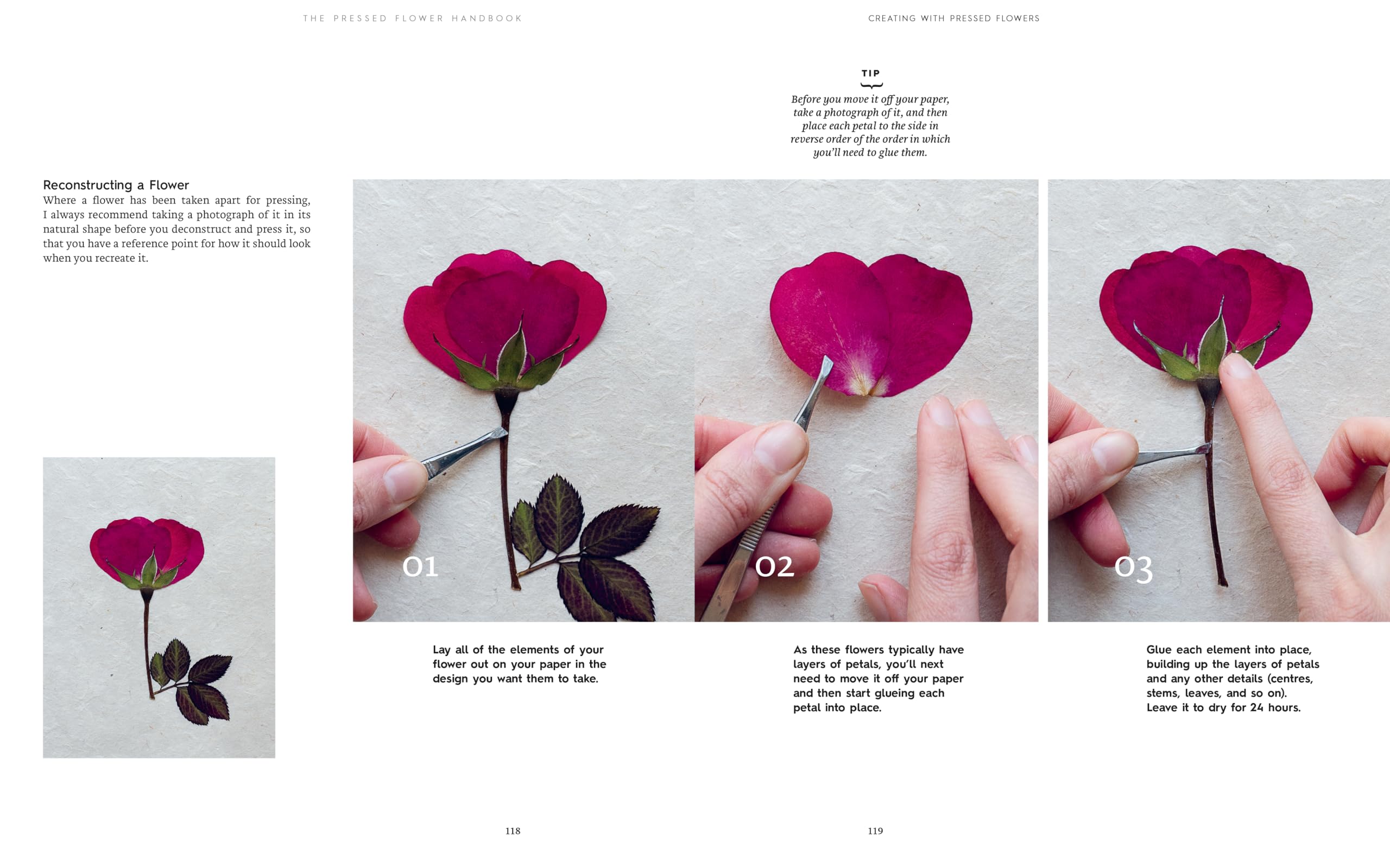 The Pressed Flower Handbook: Simple Methods for Connecting with Nature and Preserving the Beauty of the Garden through the Seasons - Grow, Gather, Press, Create