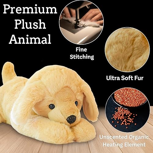 Miniatura 5 de Almohadillas térmicas de felpa, almohadilla térmica para microondas para calambres, animales de peluche para calambres, calmar el estrés,