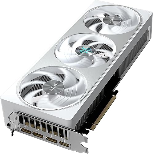 Gigabyte GeForce RTX 5070 AERO OC 12G Scheda Grafica - 12GB GDDR7, 192 bit, PCI-E 5.0, 2625 MHz Core Clock, 3 x DP 2.1a, 1 x HDMI 2.1b, NVIDIA DLSS 4, GV-N5070AERO OC-12GD - 4
