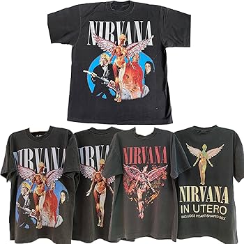 NIRVANA レコードデザイン Tシャツ Mサイズ crouka_goodr-25nvn101w