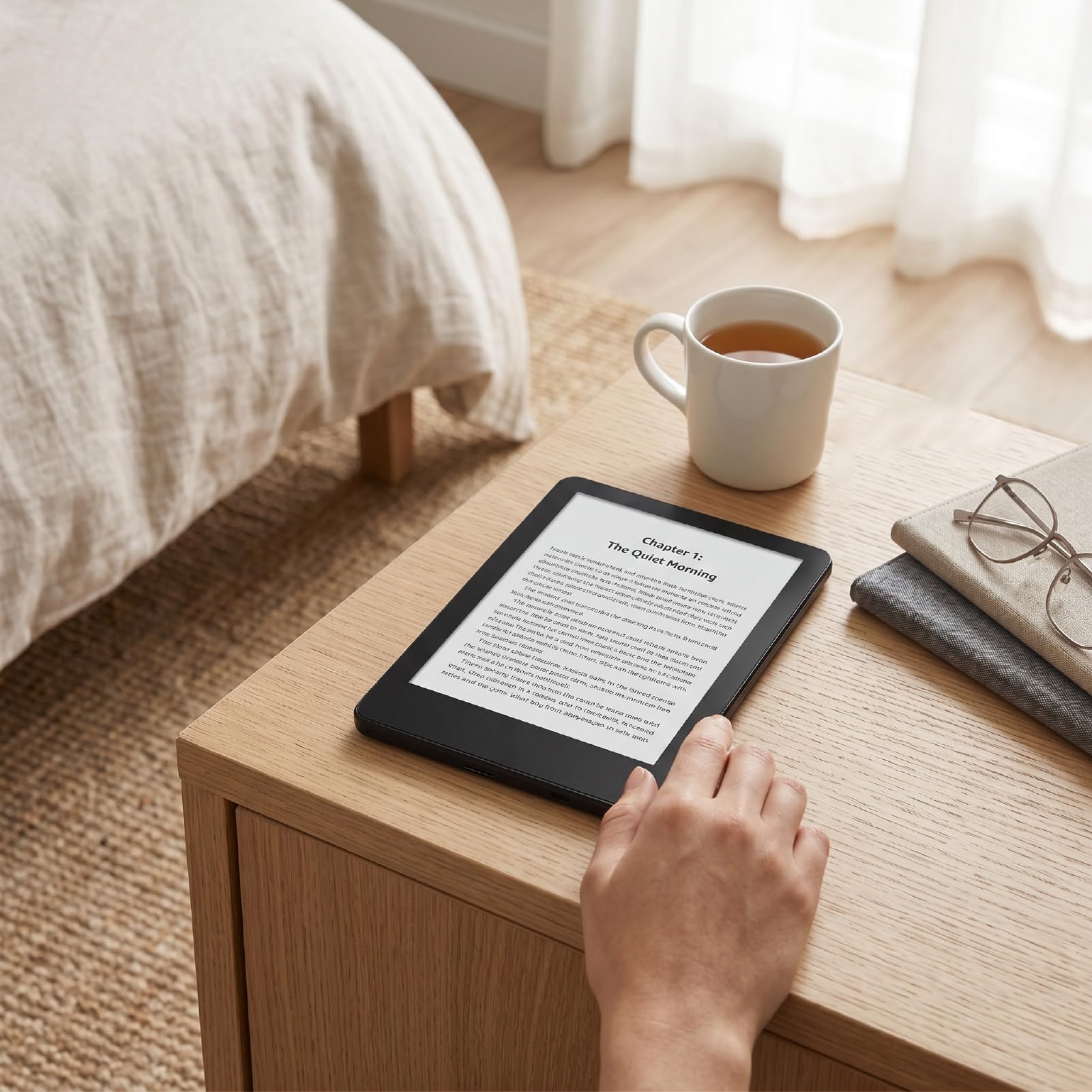 Lettore di Ebook da 6 Pollici, Dispositivo Digitale Portatile (BLACK)