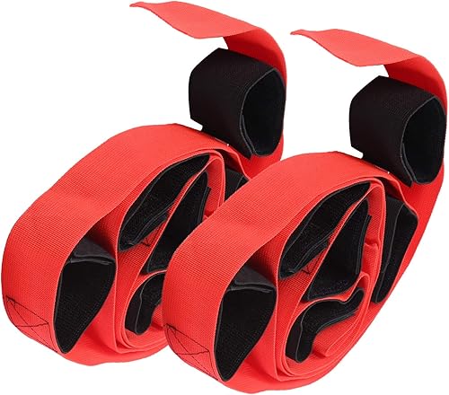 Miniatura 8 de RiToEasysports 2 bandas de carreras de pies para exteriores, correas de nailon de alta resistencia de 6 patas, bandas de carreras cooperativas para